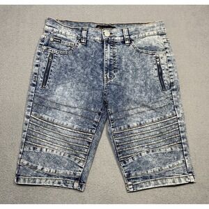 Rocawear Jeans Denim Shirts Mens 30 Stretch Biker Moto Y2K 11" Inseam